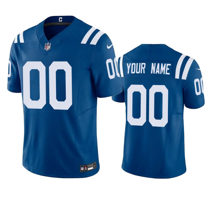 Indianapolis Colts Active Player custom Blue 2023 F.U.S.E Vapor Untouchable Stitched Football Jersey